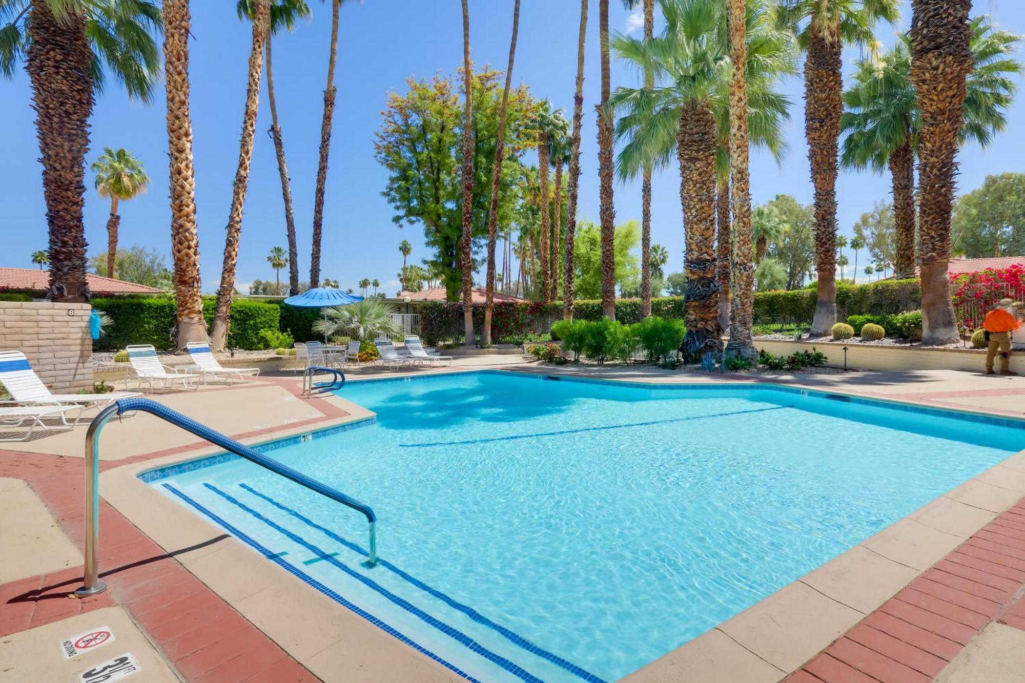 Sunny Palm Springs Haven Fenced Patio, 6 Pools! Apartment Exterior foto