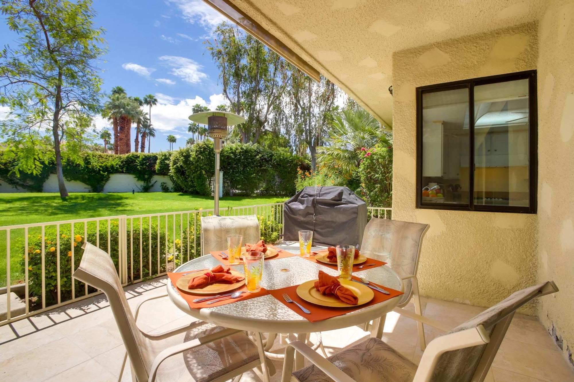 Sunny Palm Springs Haven Fenced Patio, 6 Pools! Apartment Exterior foto